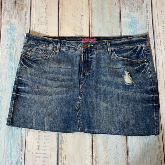 Loop 18 size 15 short jean skirt - Picture 1 of 5